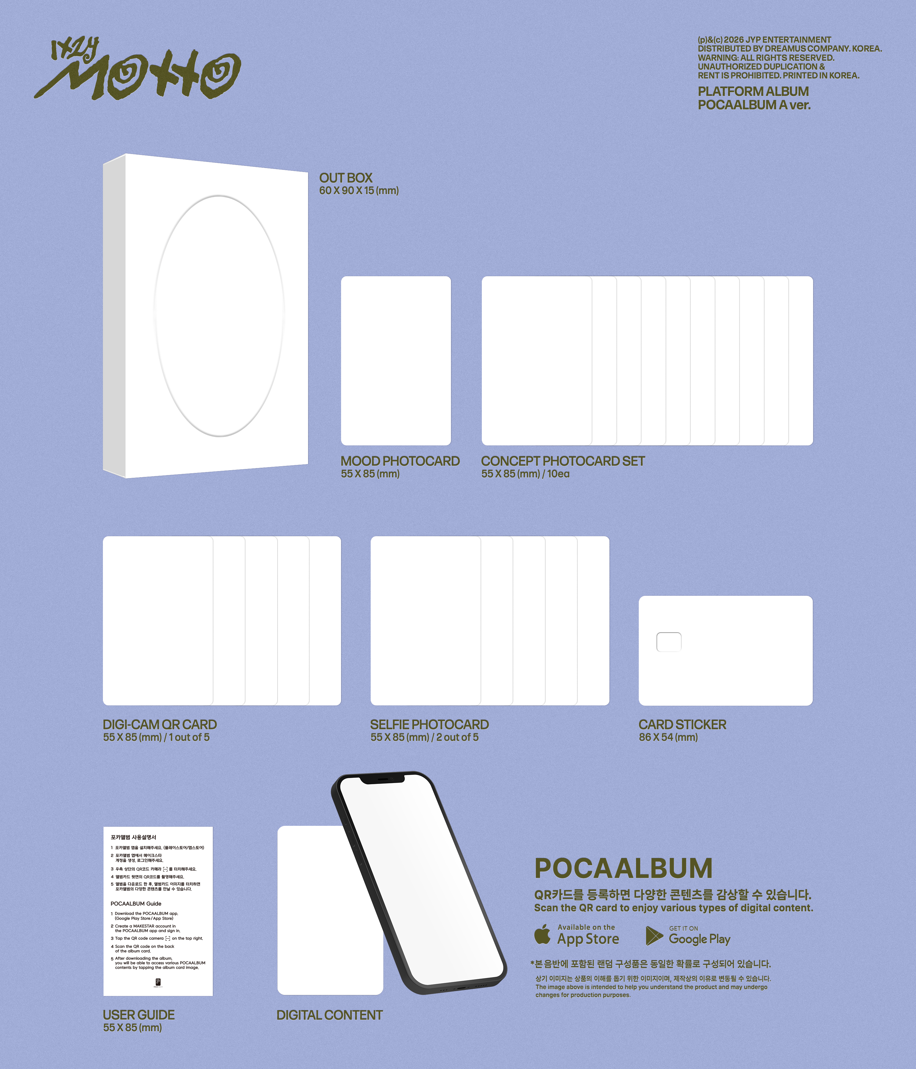 ITZY - Motto (Poca Album Version) kpop album 8809954226311